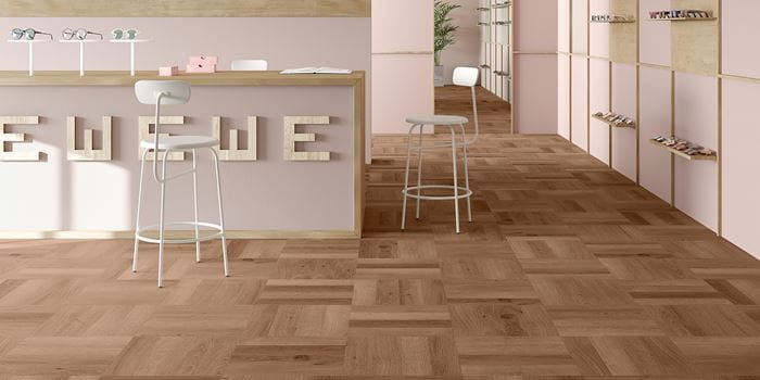 Highland Oak Herringbone