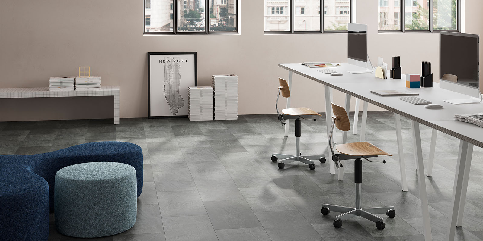 Home - Groovy Granite - Lava - Office
