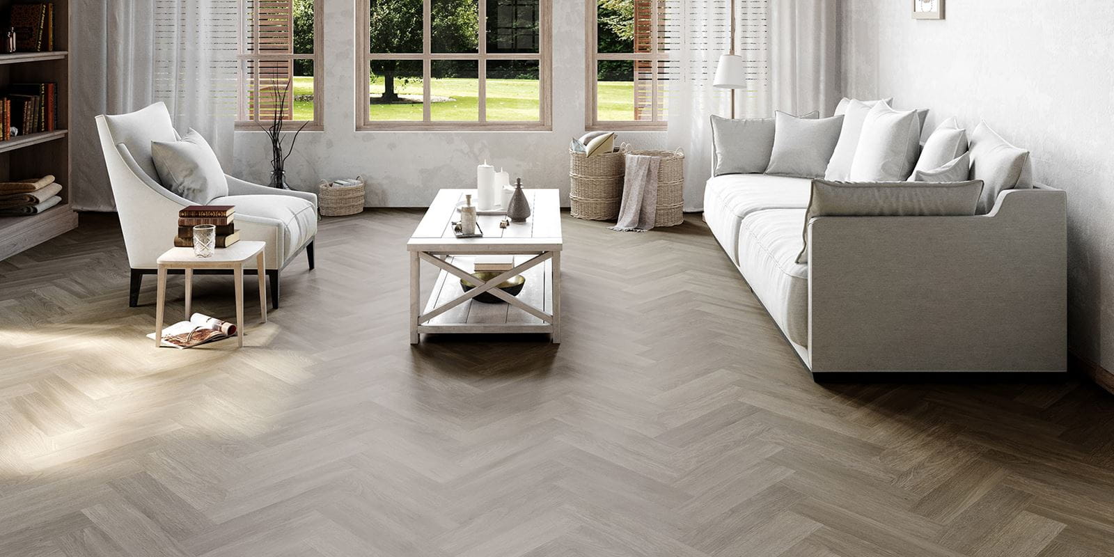 Home - New England Oak Parquet - Dusk - Living