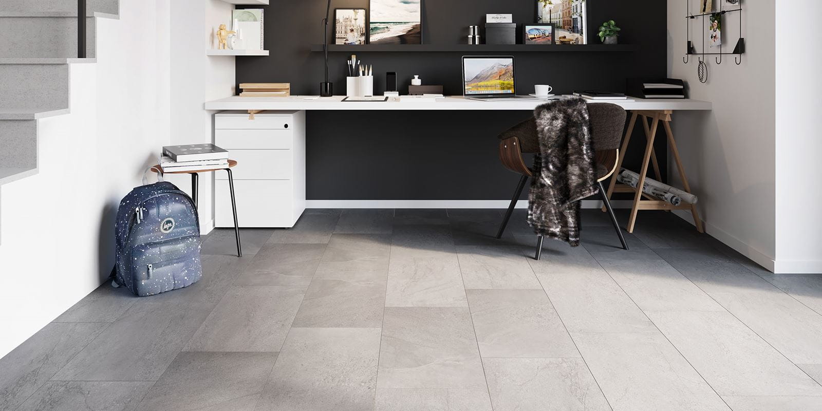 Home - Groovy Granite - Steel - Office